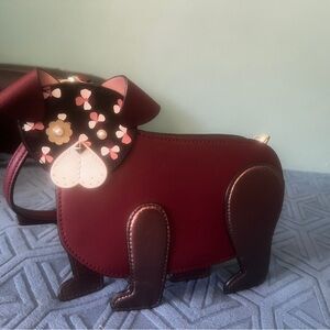 Kate spade floral pup crossbody